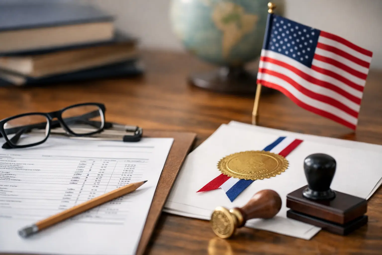 Apostilla de calificaciones escolares en USA