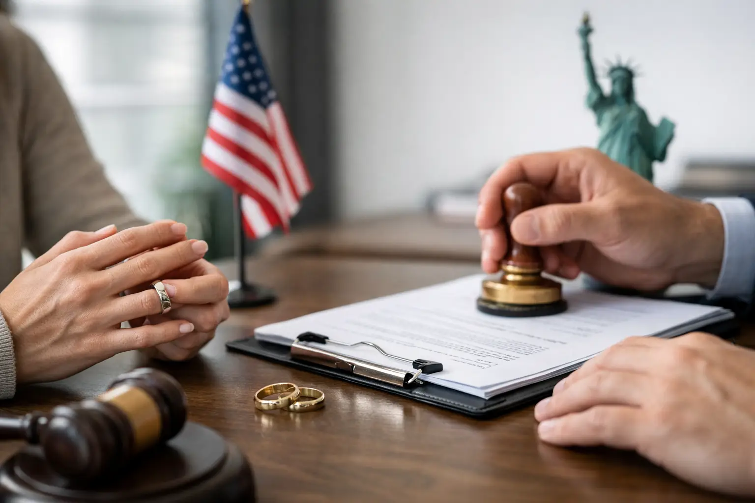 Cómo apostillar sentencia de divorcio en USA