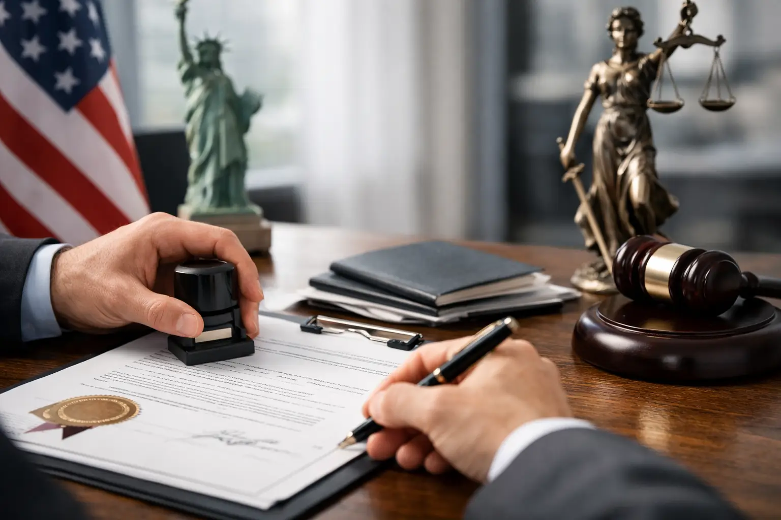 Quién puede apostillar documentos notarizados en USA