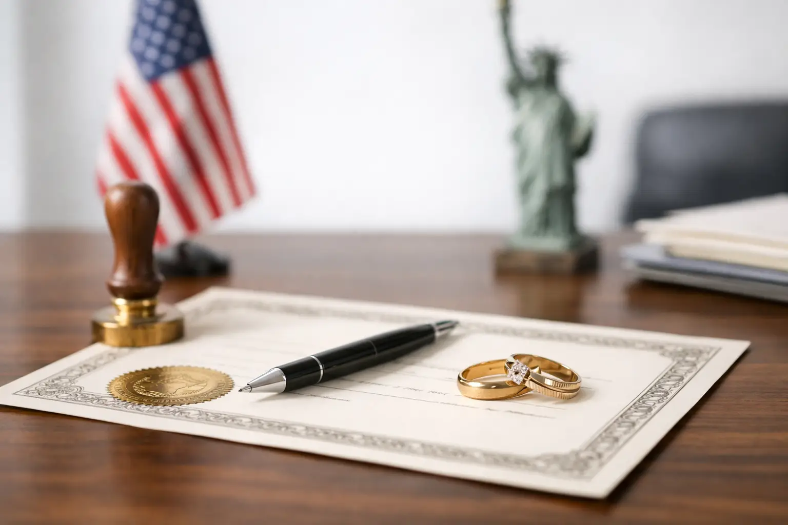 Apostillar certificado de matrimonio en Estados Unidos