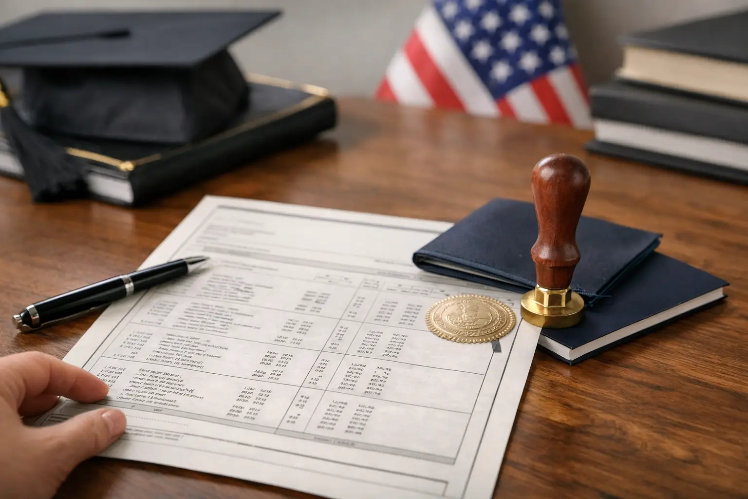 Cómo apostillar un transcript universitario americano