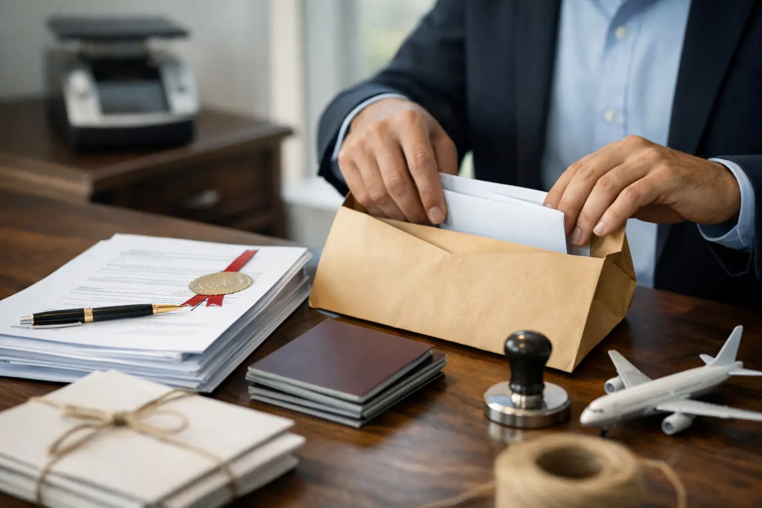Cómo enviar documentos para apostilla por correo